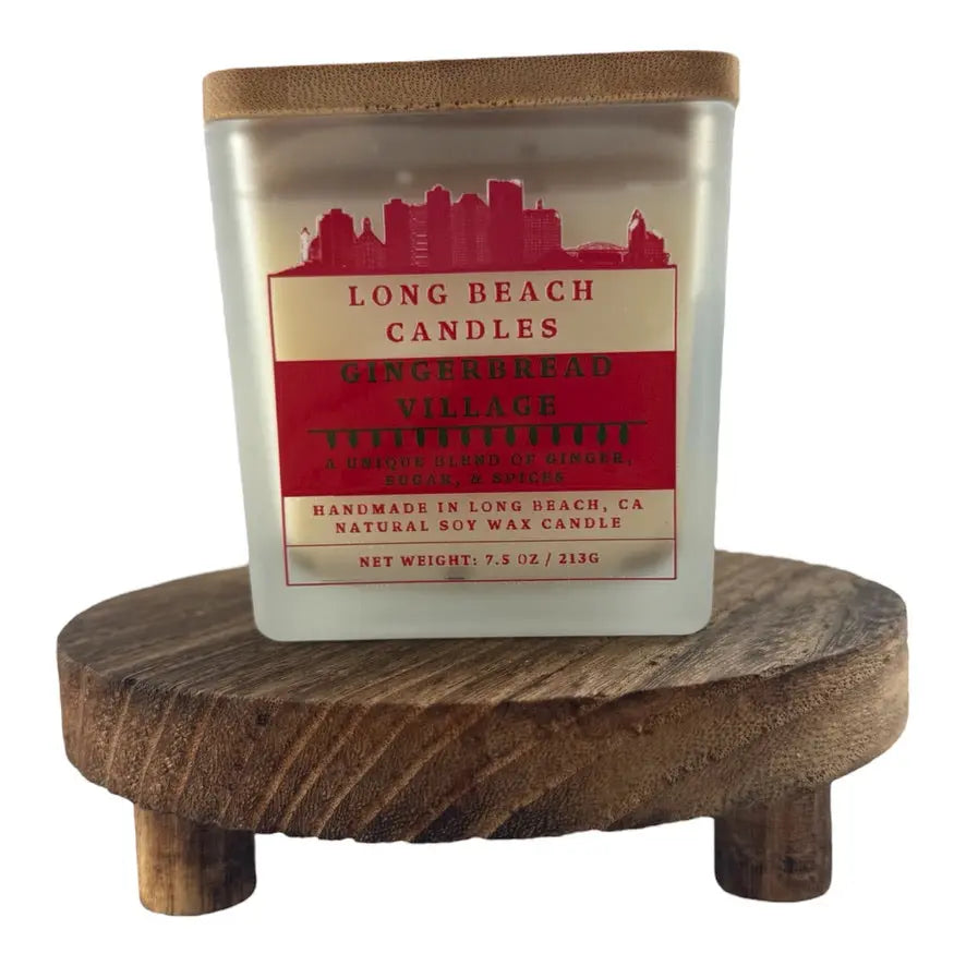 Gingerbread Village Candle Long Beach Candles