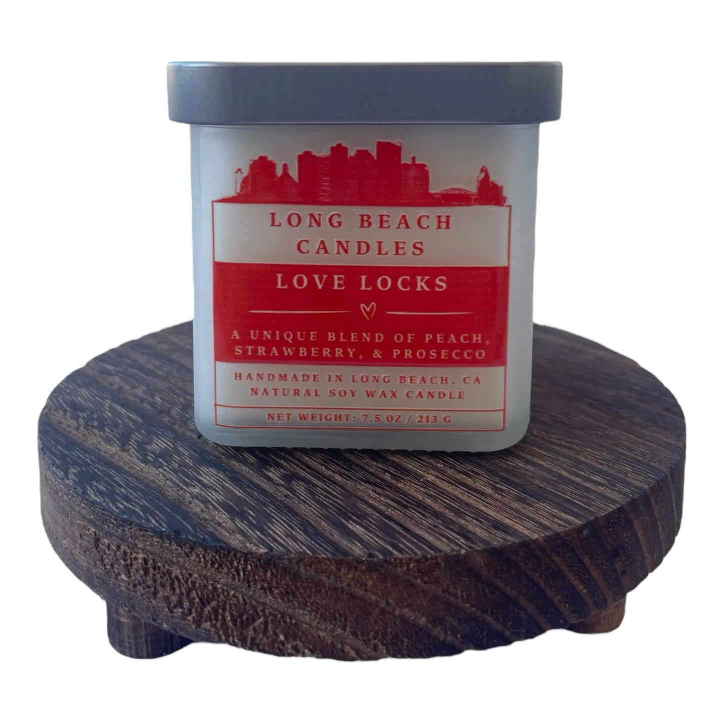Love Locks 7.5 oz Candle – Limited Edition Valentine’s Day Candle - Long Beach Candles