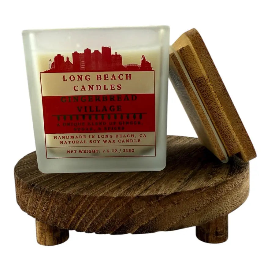 Gingerbread Village Candle Long Beach Candles