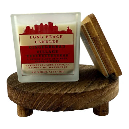 Gingerbread Village Candle Long Beach Candles