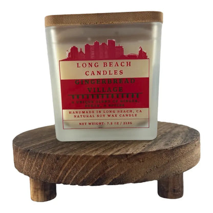 Gingerbread Village Candle Long Beach Candles