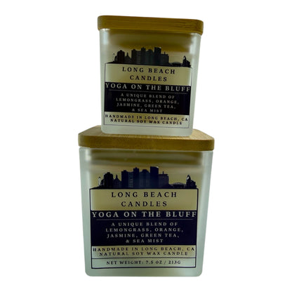 Yoga on the Bluff Candle