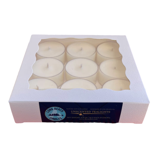 Unscented Soy Tealight Candles